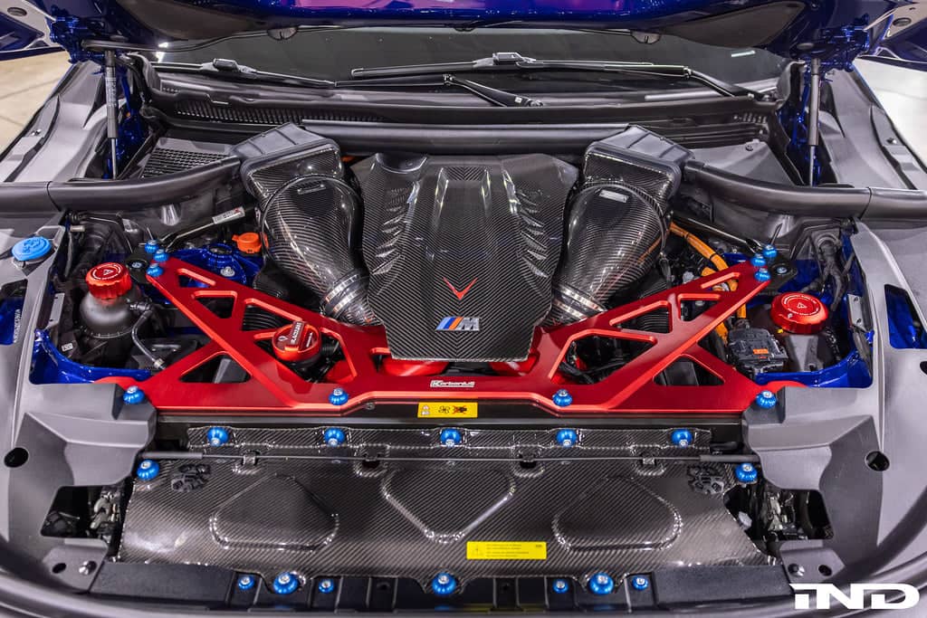 Kies-Motorsports IND Distribution Karbonius Aluminum Strut Brace | BMW F95 X5M / F96 X6M / G09 XM