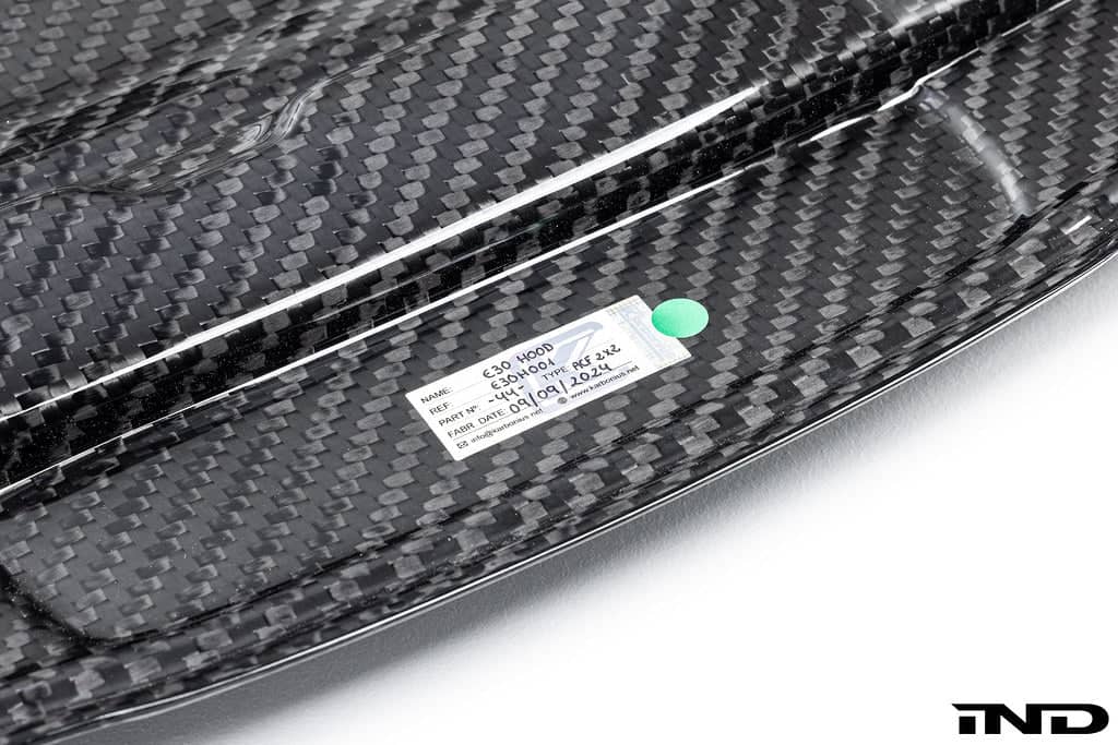 Kies-Motorsports IND Distribution Karbonius E30 3-Series Carbon Hood