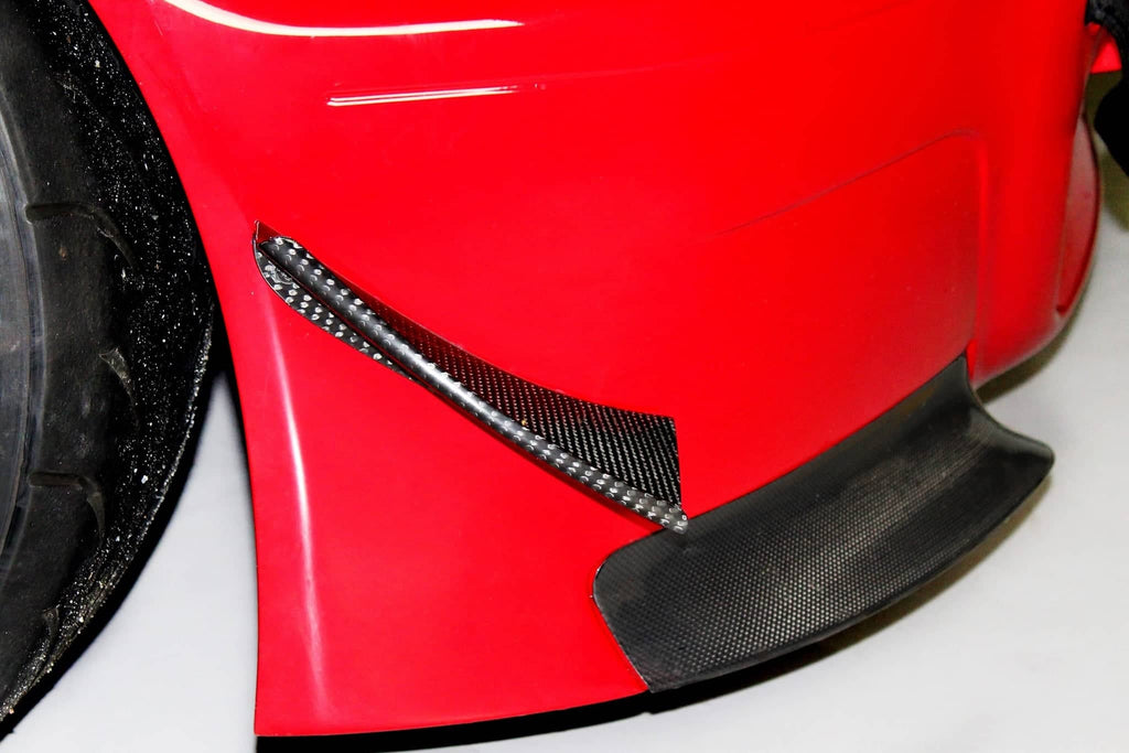 Kies-Motorsports IND Distribution Karbonius E46 M3 Carbon Front Bumper Canard Set