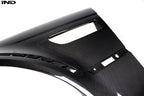 Kies-Motorsports IND Distribution Karbonius E46 M3 Carbon Vented Fender Set 2x2 Gloss Carbon with Carbon Vent