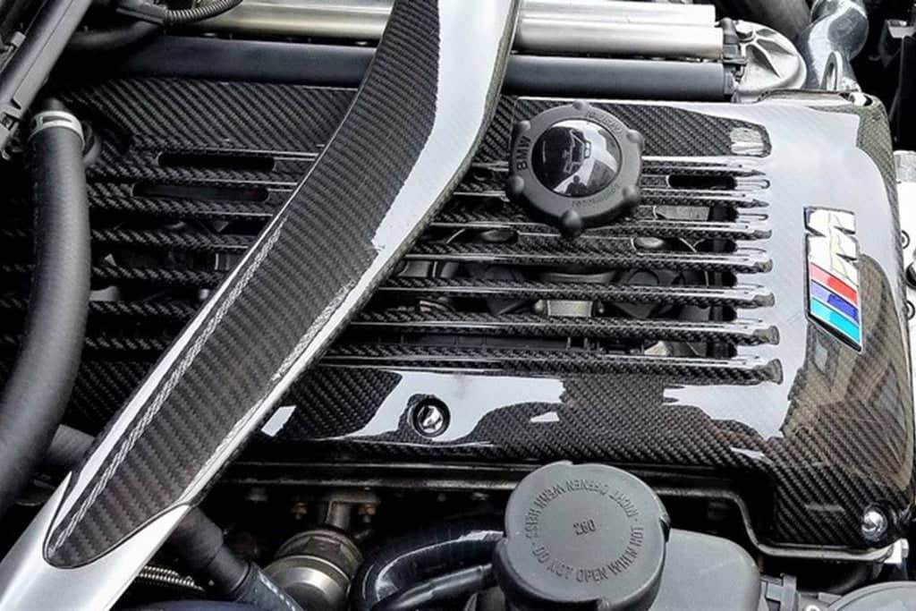 Kies-Motorsports IND Distribution Karbonius E46 M3 S54 Carbon Engine Cover - Vented