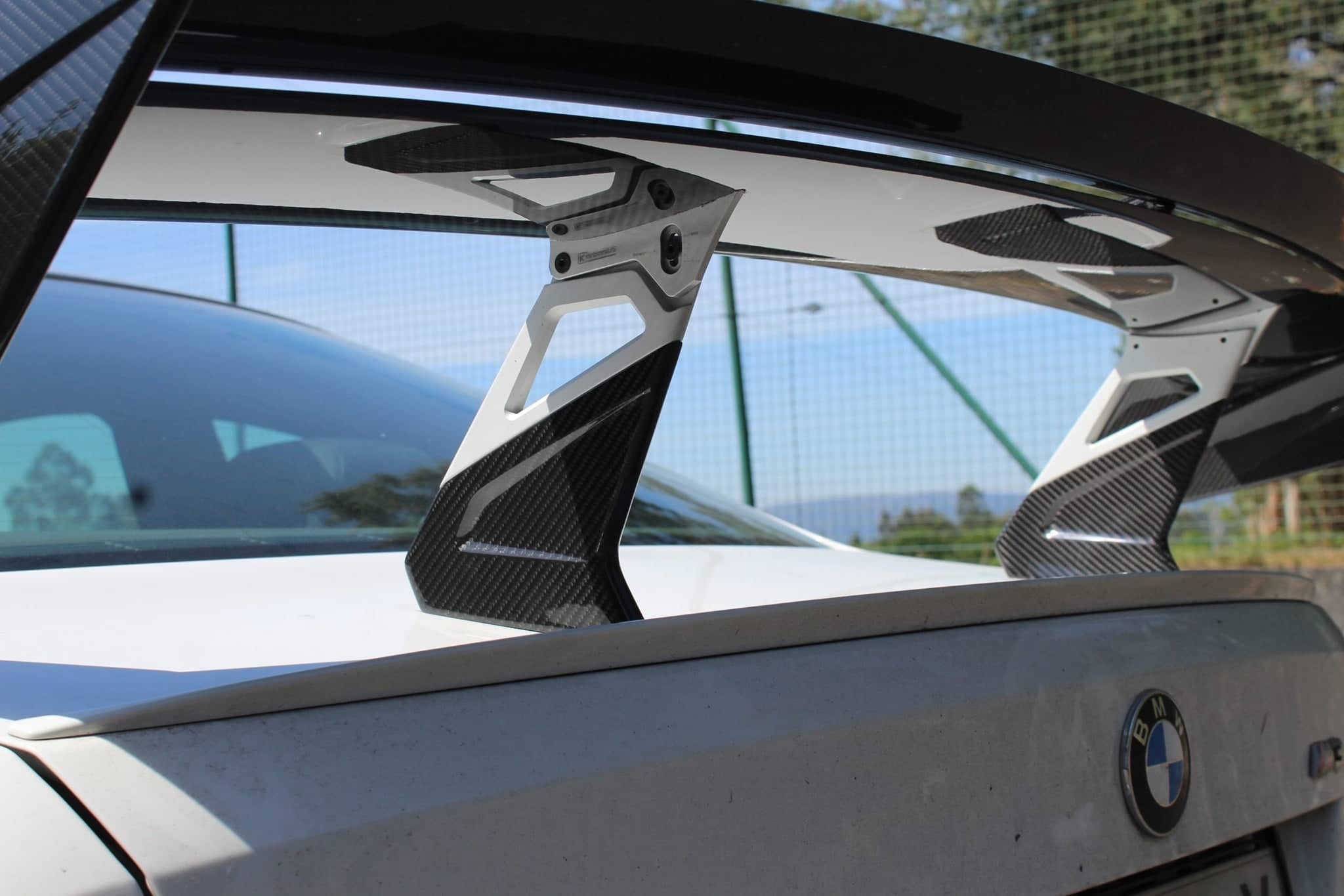 Kies-Motorsports IND Distribution Karbonius E9X M3 Carbon Rear Wing - Stage 2