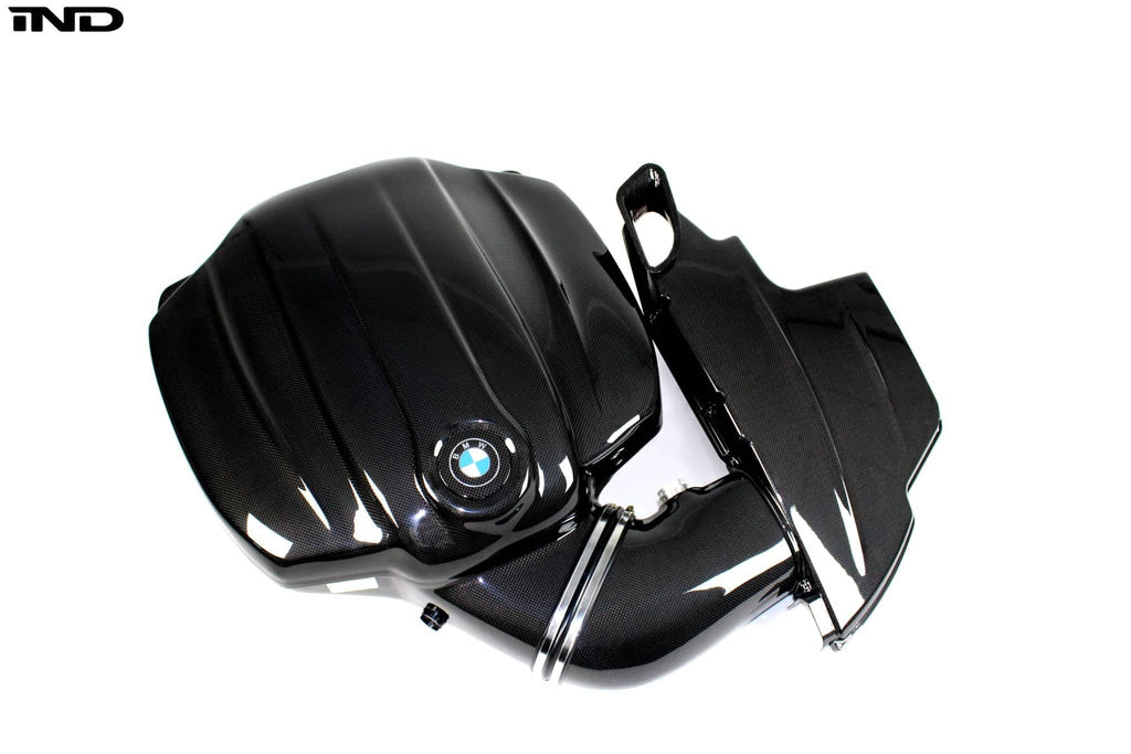 Kies-Motorsports IND Distribution Karbonius E9X M3 (S65) Carbon Inlet Plenum and Intake System - Roundel Style
