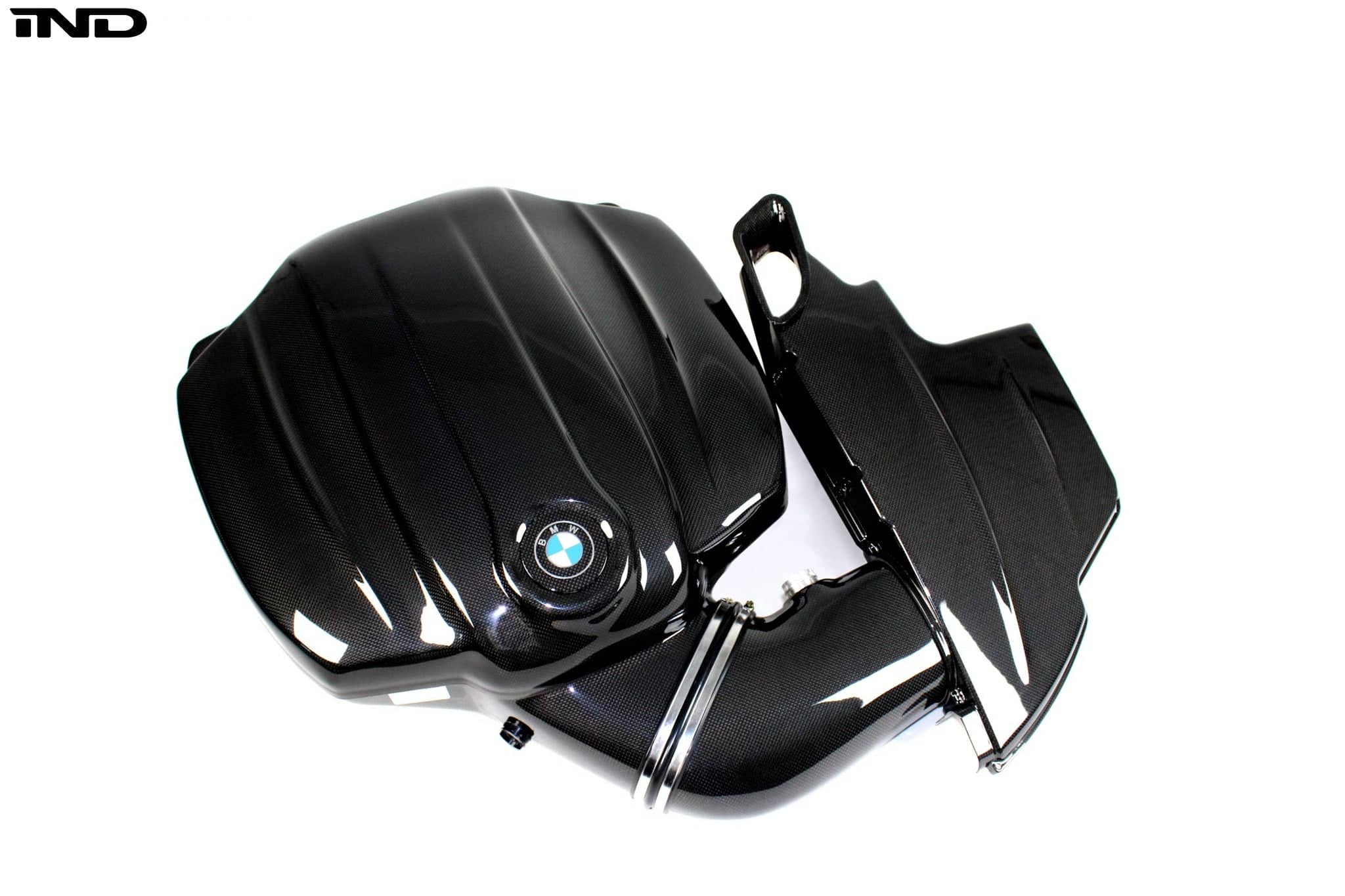 Kies-Motorsports IND Distribution Karbonius E9X M3 (S65) Carbon Inlet Plenum and Intake System - Roundel Style