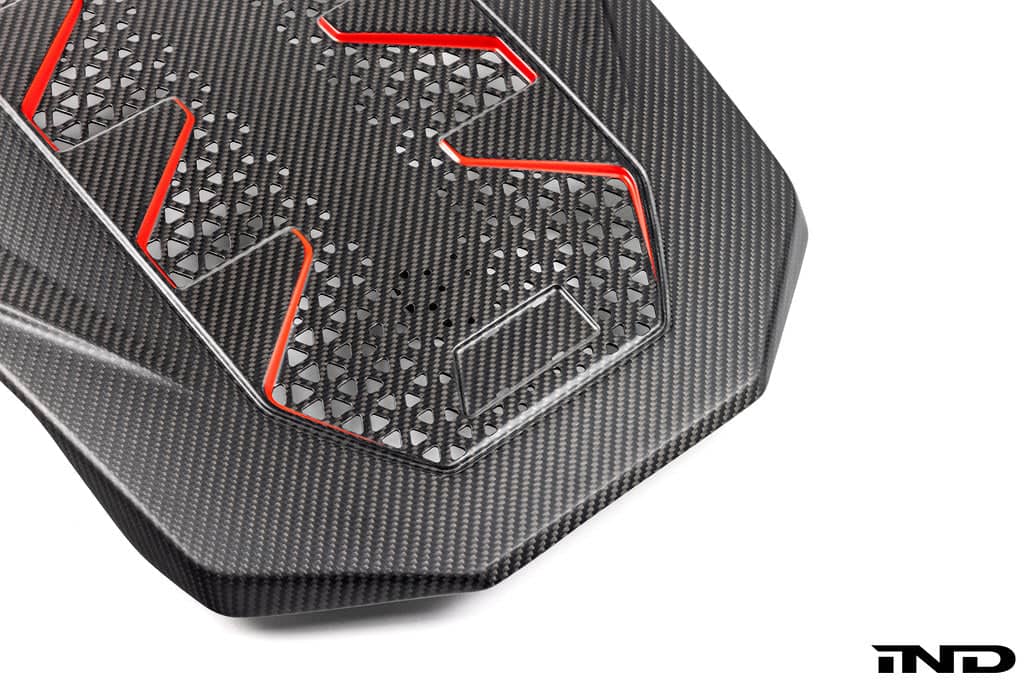 Kies-Motorsports IND Distribution Karbonius F95 X5M / F96 X6M Carbon Engine Cover (Pre-LCI) Matte 2x2 Twill Weave