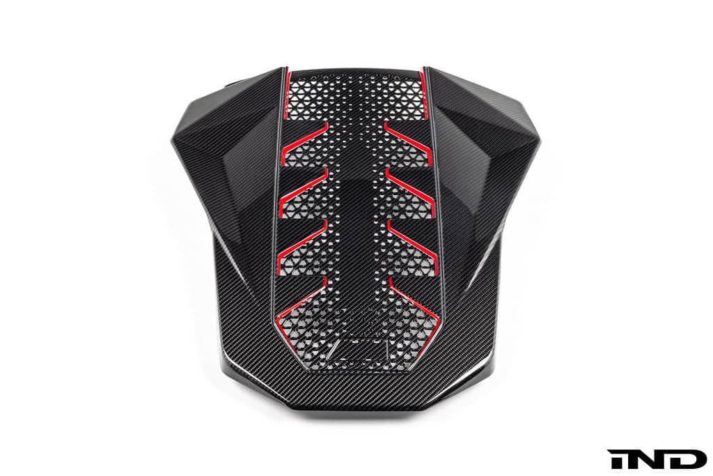 Kies-Motorsports IND Distribution Karbonius F95 X5M LCI / F96 X6M LCI / G09 XM Carbon Engine Cover Gloss 2x2 Twill Weave
