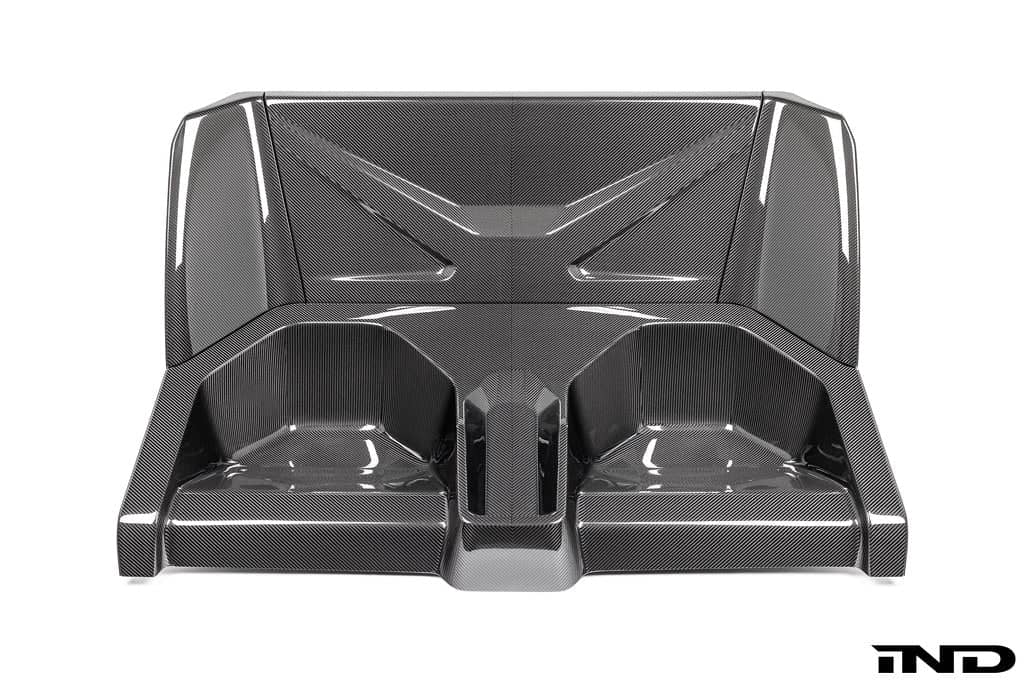 Kies-Motorsports IND Distribution Karbonius G87 M2 Carbon Rear Seat Delete Closeout Kit Gloss Carbon / No Nets