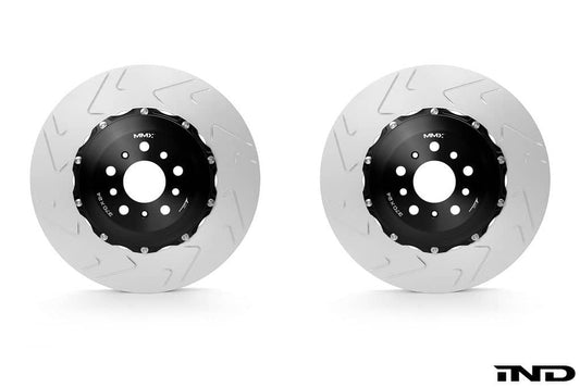 Kies-Motorsports iND Distribution MMX Performance F8X M2 / M3 / M4 2-Piece Floating Rotor Set - Rear 370x24mm