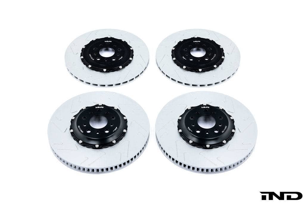 Kies-Motorsports iND Distribution MMX Performance G8X M2 / M3 / M4 2-Piece Floating Rotor Set - Rear 370x24mm