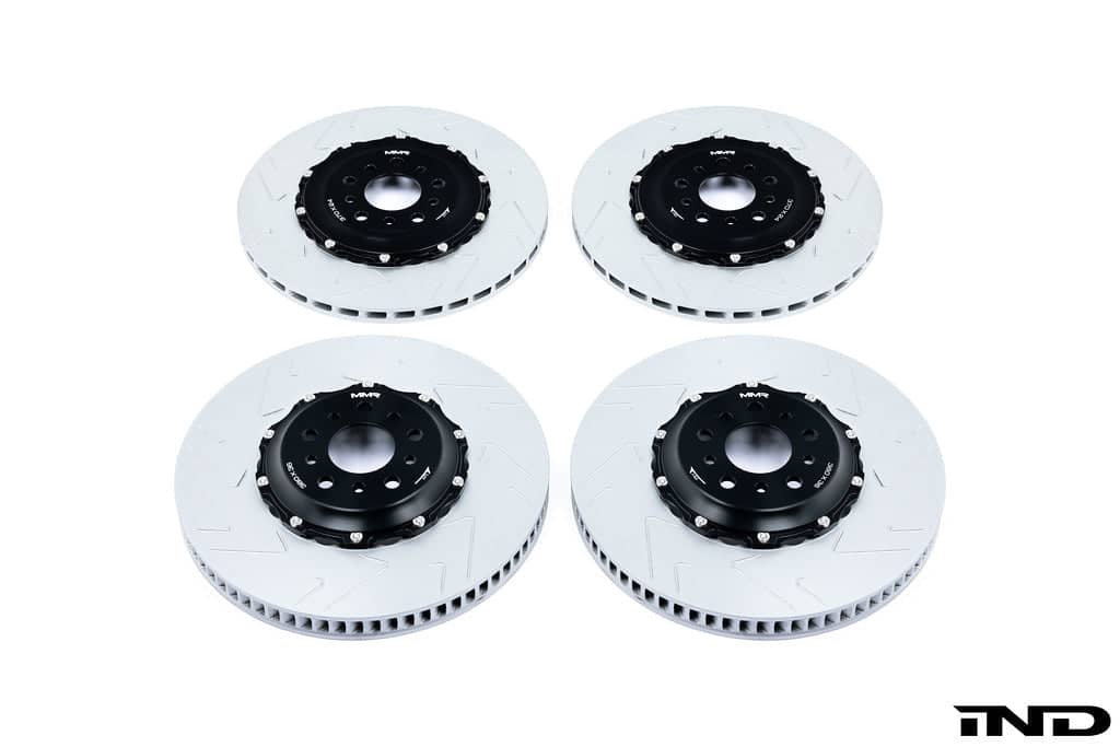 Kies-Motorsports iND Distribution MMX Performance G8X M2 / M3 / M4 2-Piece Floating Rotor Set - Rear 370x24mm