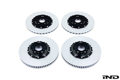 Kies-Motorsports iND Distribution MMX Performance G8X M2 / M3 / M4 2-Piece Floating Rotor Set - Rear 370x24mm
