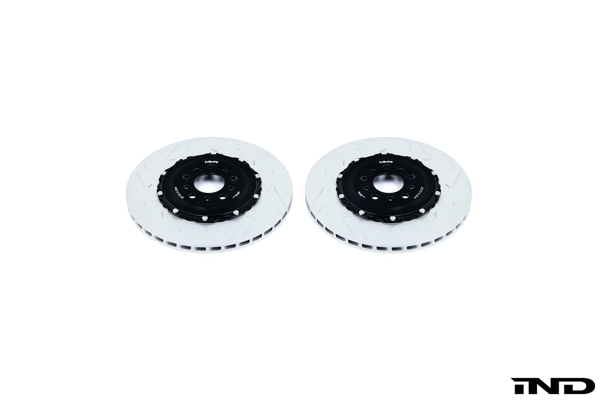 Kies-Motorsports iND Distribution MMX Performance G8X M2 / M3 / M4 2-Piece Floating Rotor Set - Rear 370x24mm Main image