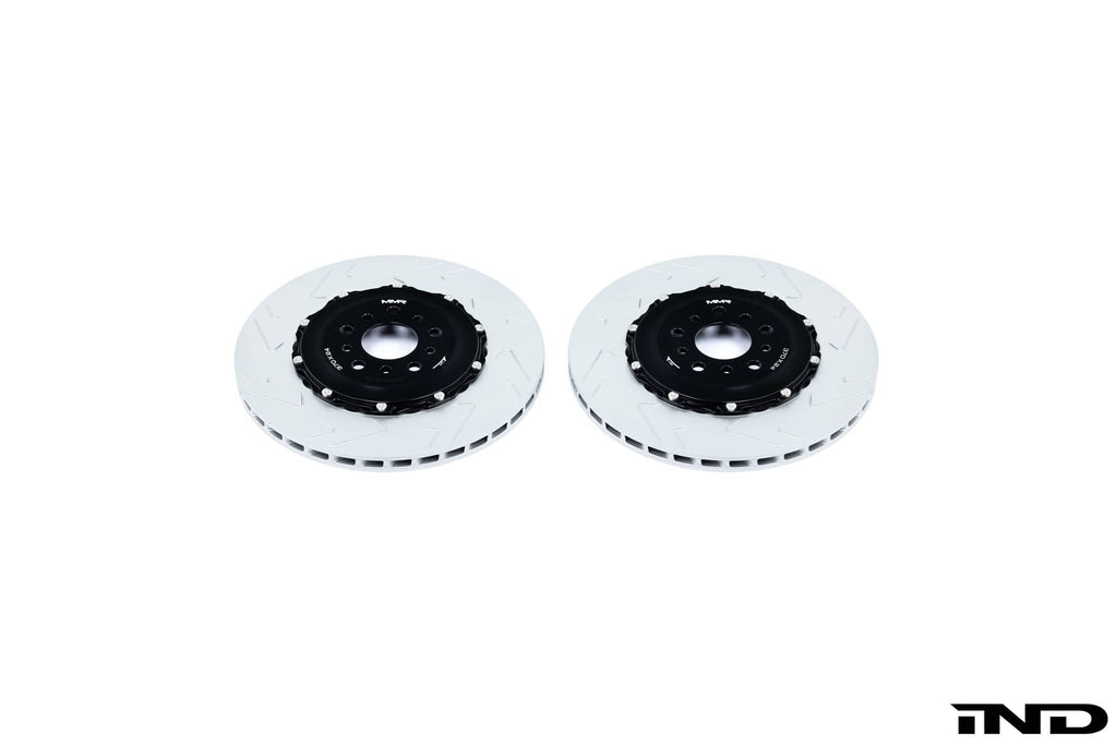 Kies-Motorsports iND Distribution MMX Performance G8X M2 / M3 / M4 2-Piece Floating Rotor Set - Rear 370x24mm
