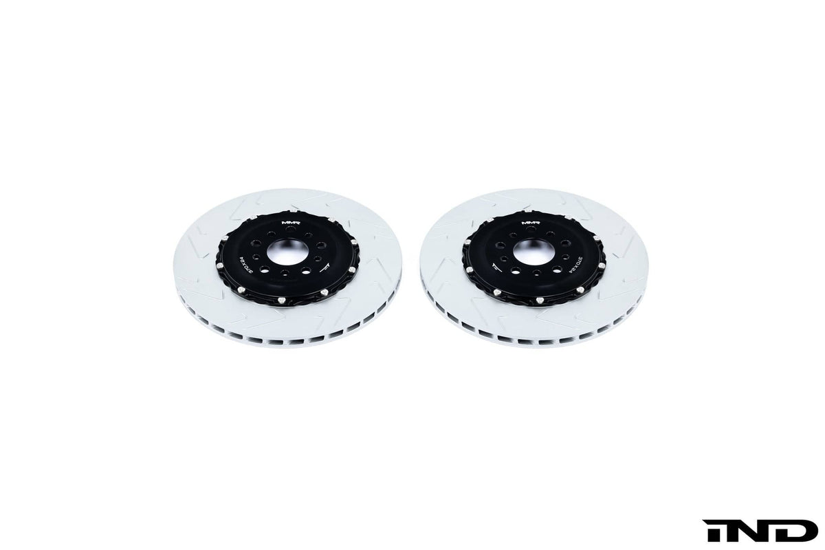 Kies-Motorsports iND Distribution MMX Performance G8X M2 / M3 / M4 2-Piece Floating Rotor Set - Rear 370x24mm