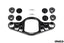 Kies-Motorsports IND Distribution MMX Performance G8X Rear Differential Billet Front Cradle / Height Adjustable Mount Set