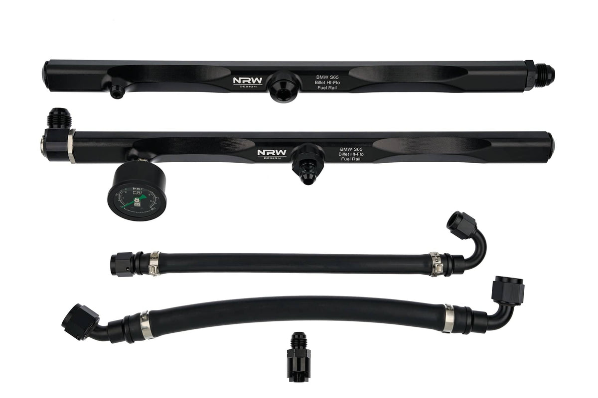 Kies-Motorsports IND Distribution NRW-Design BMW E9X S65 Billet Fuel Rail System