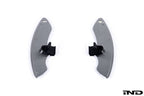 Kies-Motorsports IND Distribution Storm Motorwerks E46 M3 Illuminated SMG Stainless Shift Paddle Set Brushed (ST-E46PD-BR)