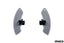 Kies-Motorsports IND Distribution Storm Motorwerks E46 M3 Illuminated SMG Stainless Shift Paddle Set Brushed (ST-E46PD-BR)