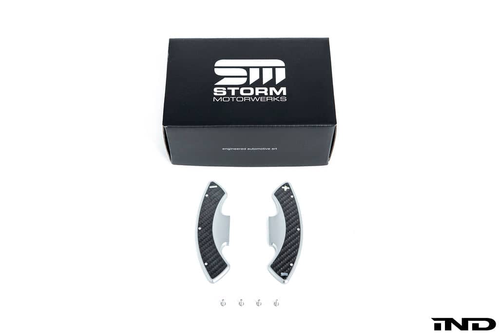 Kies-Motorsports IND Distribution Storm Motorwerks E9X M3 Illuminated DCT Shift Paddle Set