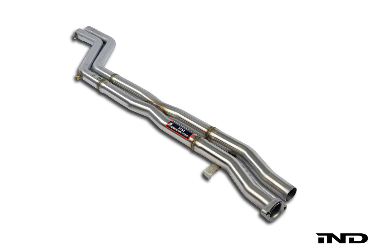 Kies-Motorsports IND Distribution Supersprint BMW E36 M3 Stainless Center X-Pipe 2x50mm - Non-Resonated