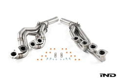 Kies-Motorsports IND Distribution Supersprint E39 M5 / 540i / E38 740i Stainless Exhaust Manifold - LHD