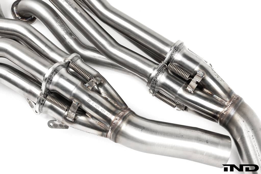 Kies-Motorsports IND Distribution Supersprint E39 M5 / 540i / E38 740i Stainless Exhaust Manifold - LHD