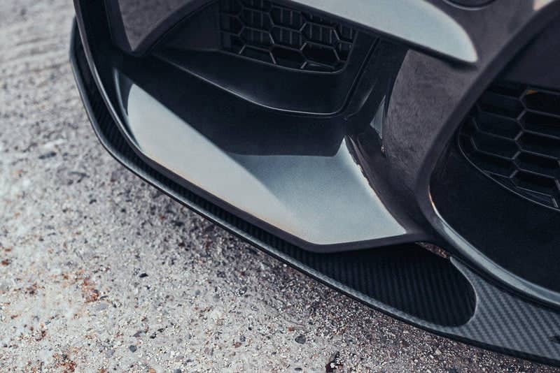 Kies-Motorsports IND Distribution TREVORA BMW F87 M2 OG Pre-Preg Carbon Front Splitter