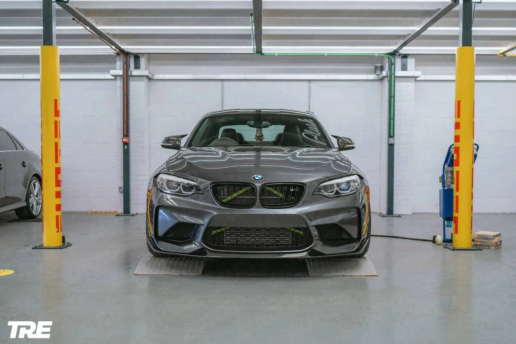 Kies-Motorsports IND Distribution TREVORA BMW F87 M2 OG Pre-Preg Carbon Front Splitter
