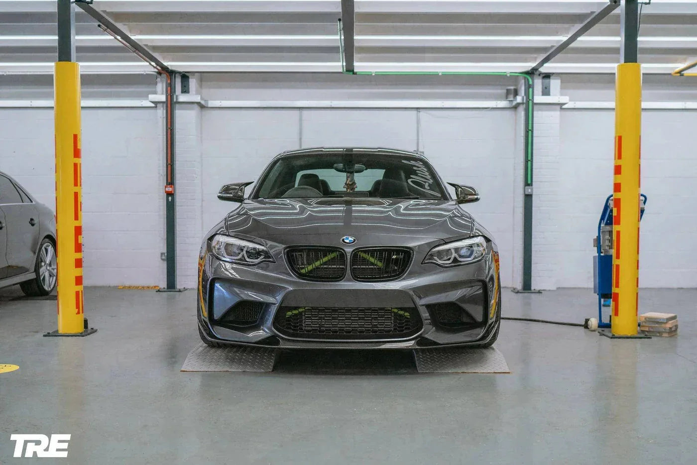 Kies-Motorsports IND Distribution TREVORA BMW F87 M2 OG Pre-Preg Carbon Front Splitter