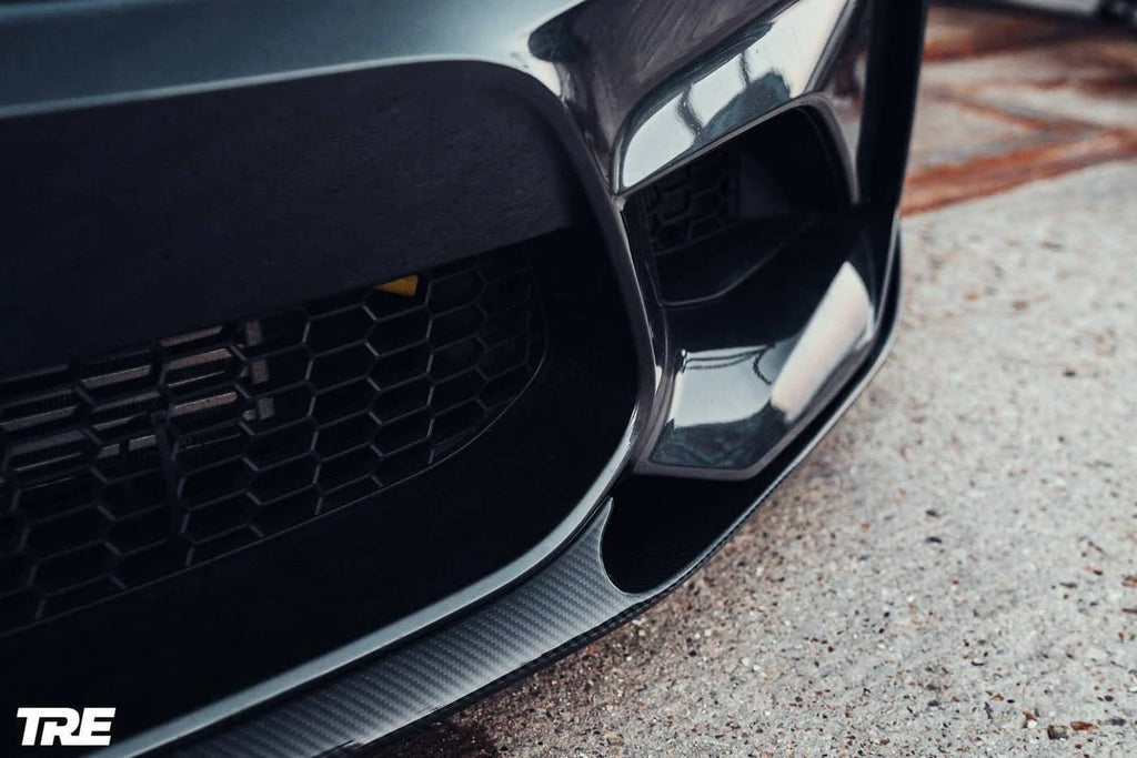 Kies-Motorsports IND Distribution TREVORA BMW F87 M2 OG Pre-Preg Carbon Front Splitter