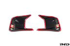 Kies-Motorsports IND Distribution Trevora BMW G45 X3 M-Sport PR-1 Carbon Front Canard Trims
