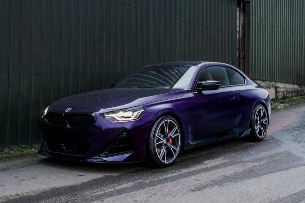 Kies-Motorsports IND Distribution TREVORA G42 2-Series Gloss Black Front Splitter