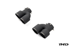 Kies-Motorsports IND Distribution TREVORA G42 / G2X 3 / 4 Series Cerakote Black Exhaust Tip Set
