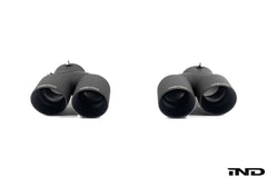 Kies-Motorsports IND Distribution TREVORA G42 / G2X 3 / 4 Series Cerakote Black Exhaust Tip Set
