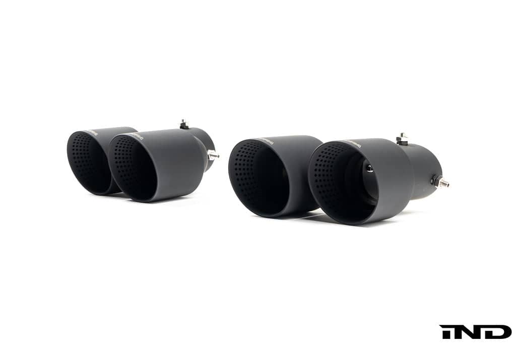 Kies-Motorsports IND Distribution TREVORA G42 / G2X 3 / 4 Series Cerakote Black Exhaust Tip Set