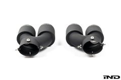 Kies-Motorsports IND Distribution TREVORA G42 / G2X 3 / 4 Series Cerakote Black Exhaust Tip Set