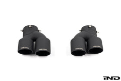 Kies-Motorsports IND Distribution TREVORA G42 / G2X 3 / 4 Series Cerakote Black Exhaust Tip Set