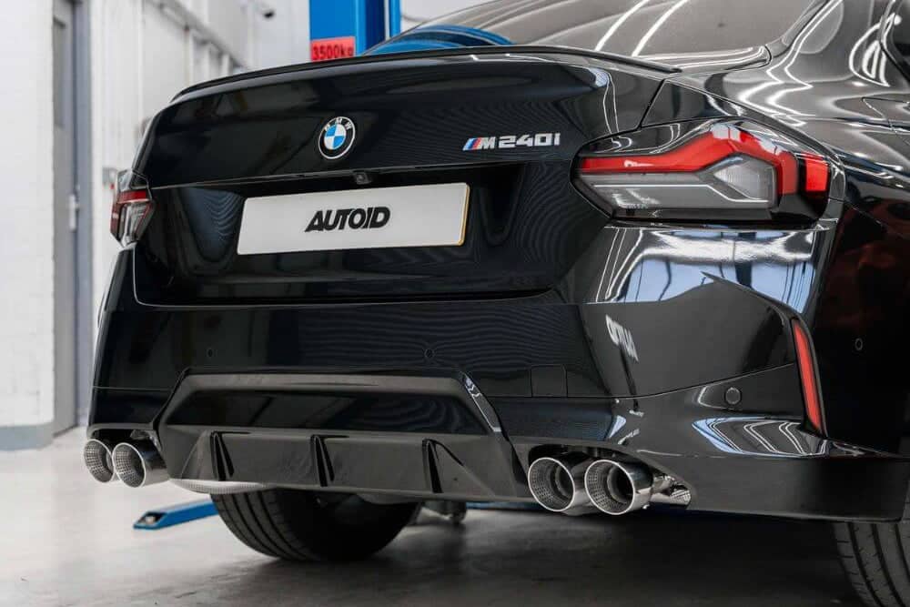 Kies-Motorsports IND Distribution TREVORA G42 / G2X 3 / 4 Series Cerakote Black Exhaust Tip Set