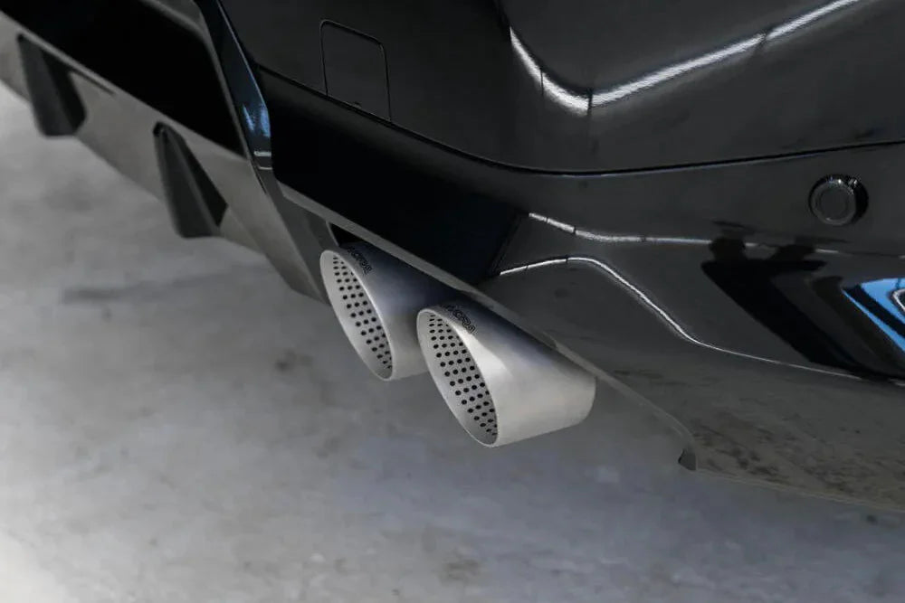 Kies-Motorsports IND Distribution TREVORA G42 / G2X 3 / 4 Series Cerakote Black Exhaust Tip Set