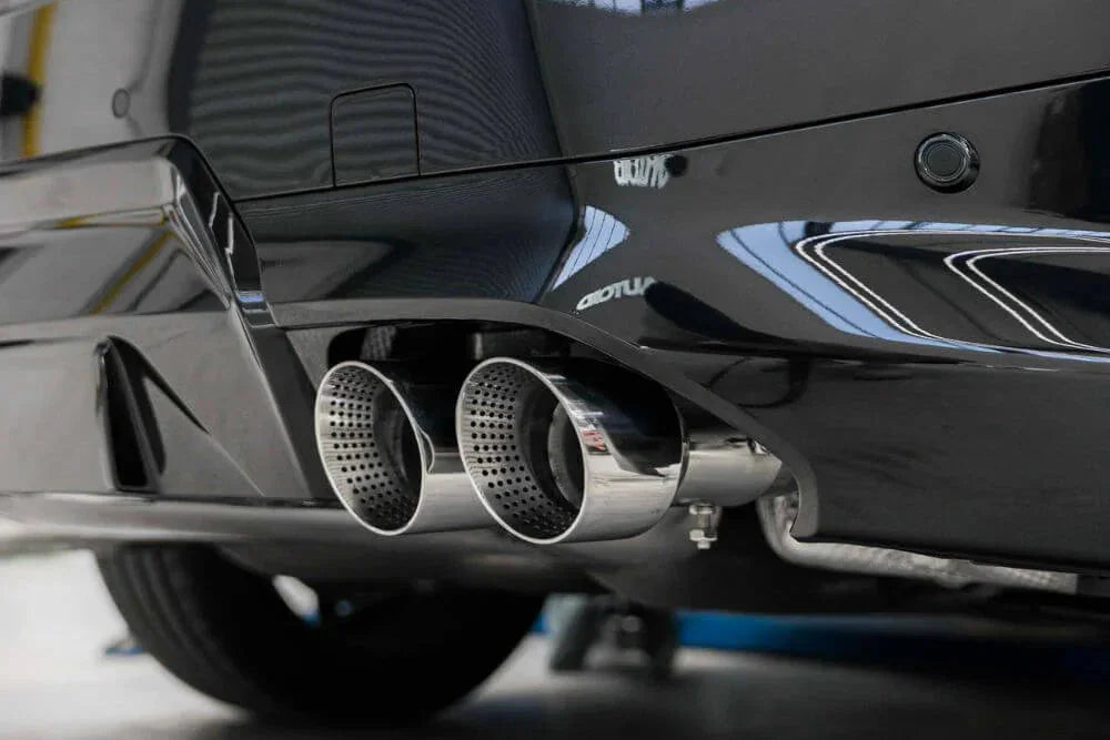 Kies-Motorsports IND Distribution TREVORA G42 / G2X 3 / 4 Series Cerakote Black Exhaust Tip Set