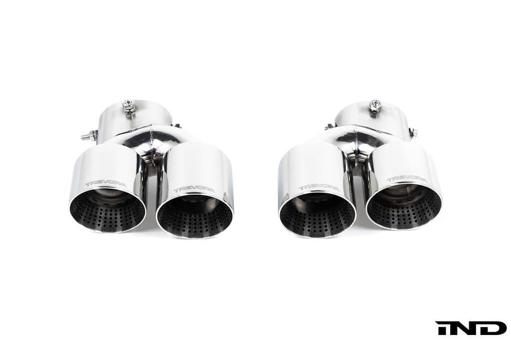 Kies-Motorsports IND Distribution TREVORA G42 / G2X 3 / 4 Series Cerakote Black Exhaust Tip Set