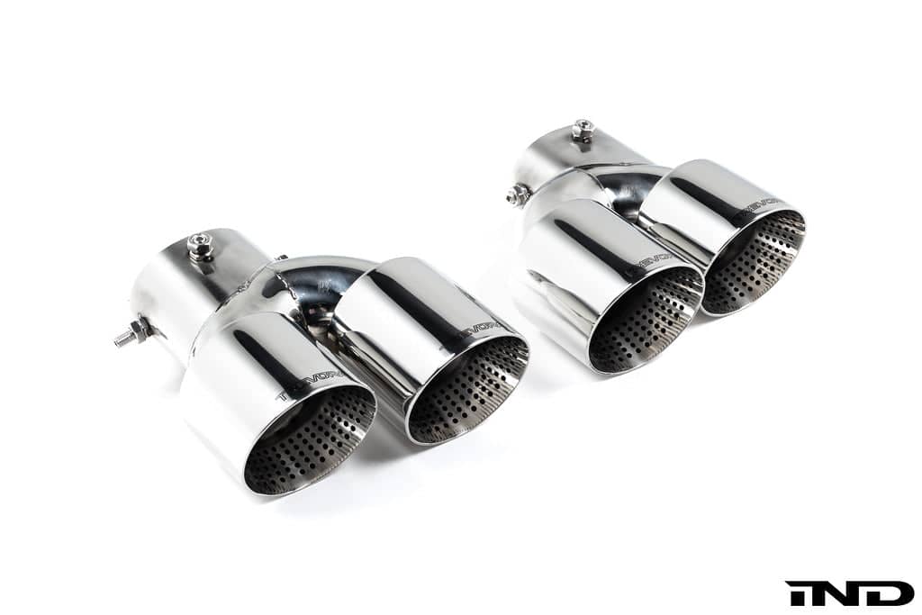 Kies-Motorsports IND Distribution TREVORA G42 / G2X 3 / 4 Series Cerakote Black Exhaust Tip Set