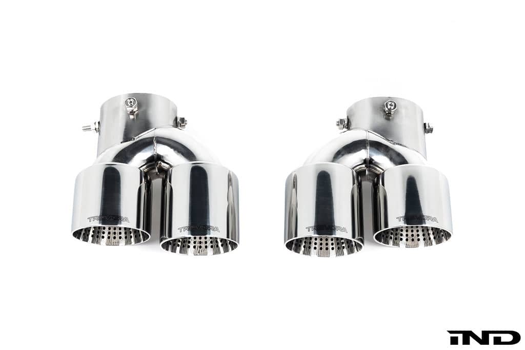 Kies-Motorsports IND Distribution TREVORA G42 / G2X 3 / 4 Series Cerakote Black Exhaust Tip Set