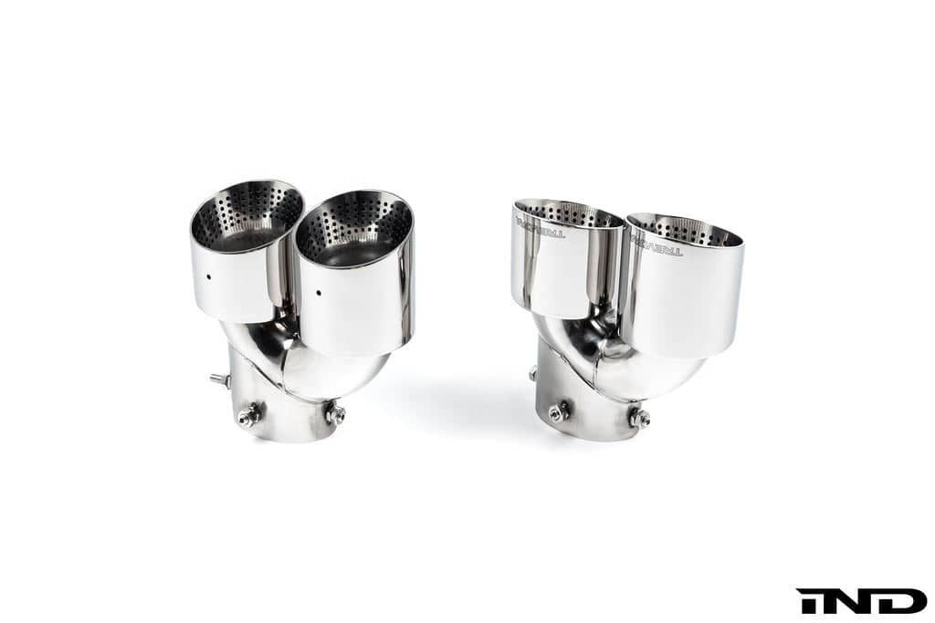 Kies-Motorsports IND Distribution TREVORA G42 / G2X 3 / 4 Series Cerakote Black Exhaust Tip Set