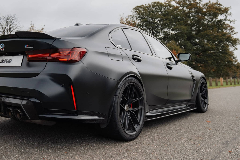 Kies-Motorsports IND Distribution TREVORA G80 M3 Pre-Preg Carbon Fiber PR-1 Side Skirts