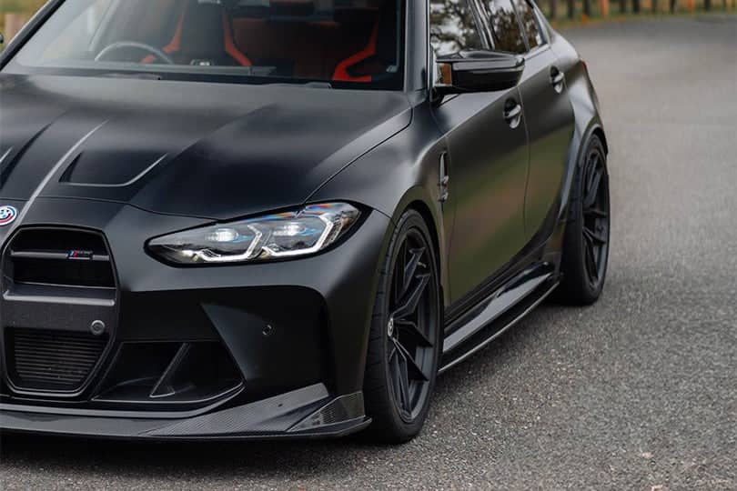 Kies-Motorsports IND Distribution TREVORA G80 M3 Pre-Preg Carbon Fiber PR-1 Side Skirts