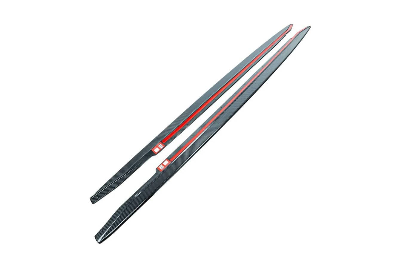 Kies-Motorsports IND Distribution TREVORA G82 / G83 M4 Pre-Preg Carbon Fiber PR-1 Side Skirts Main image