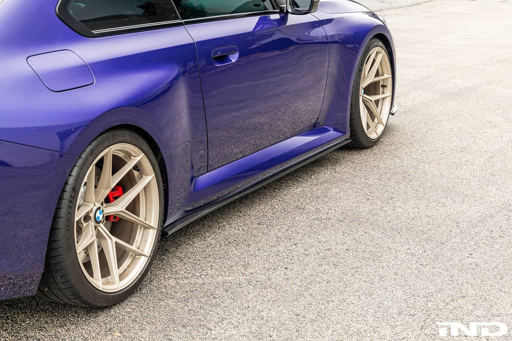 Kies-Motorsports IND Distribution TREVORA G87 M2 Carbon Flat Side Skirt Set