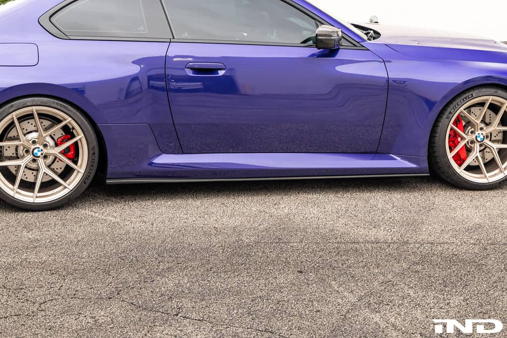 Kies-Motorsports IND Distribution TREVORA G87 M2 Carbon Flat Side Skirt Set