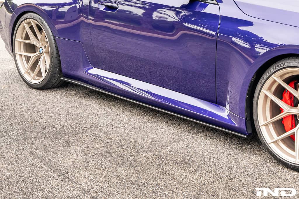 Kies-Motorsports IND Distribution TREVORA G87 M2 Carbon Flat Side Skirt Set
